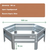 Оцинкованный ярус  АЛЬПИЙСКАЯ ГОРКА 100 см